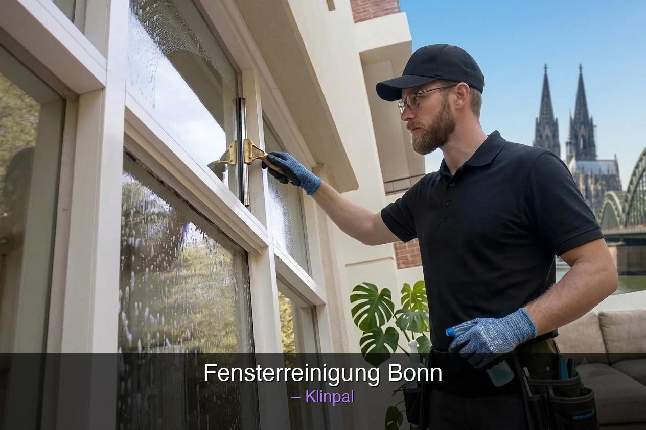 Fensterreinigung Bonn – Klinpal Fensterputzer vor Ort in Bonn