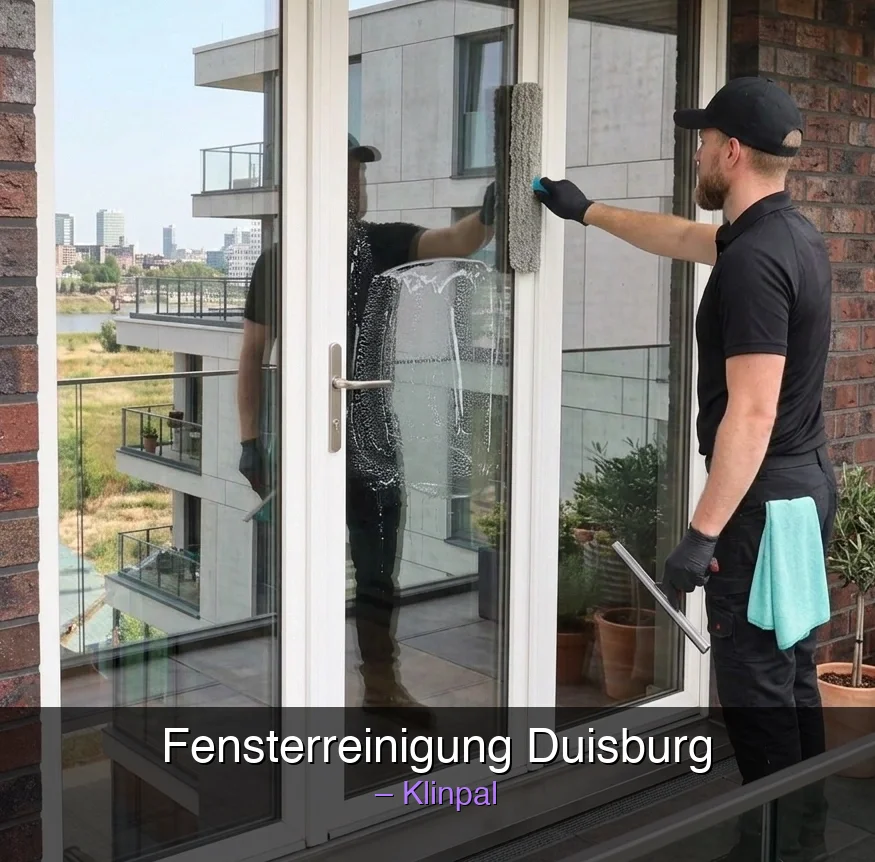 Fensterreinigung Duisburg – Klinpal Fensterputzer vor Ort in Duisburg