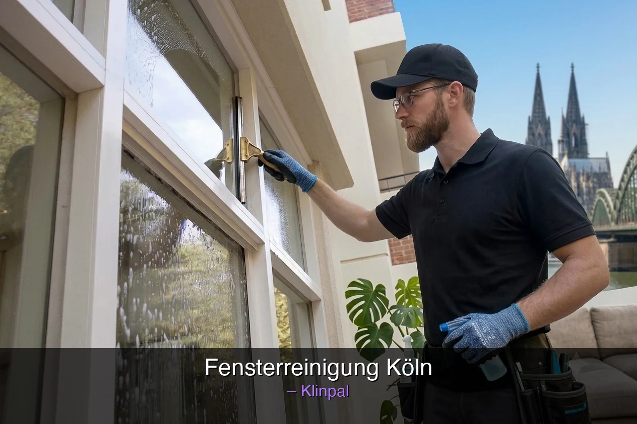 Fensterreinigung Köln – Klinpal Fensterputzer vor Ort in Köln