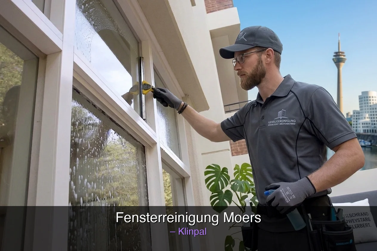 Fensterreinigung Moers – Klinpal Fensterputzer vor Ort in Kreis Wesel