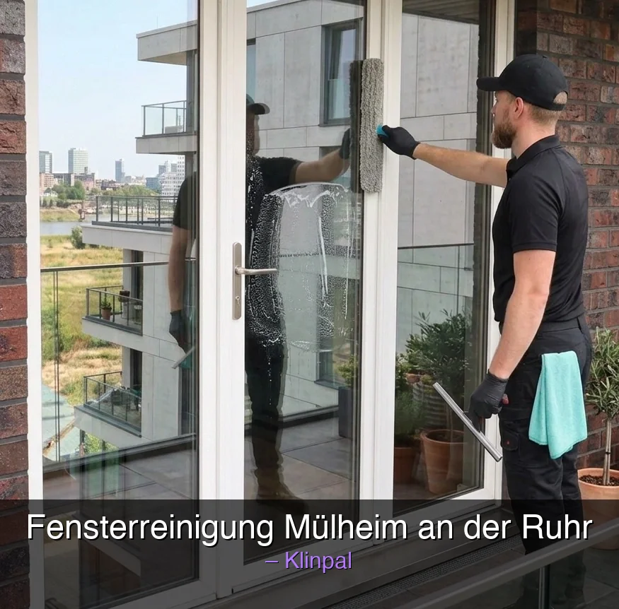 Fensterreinigung Mülheim an der Ruhr – Klinpal Fensterputzer vor Ort in Mülheim an der Ruhr