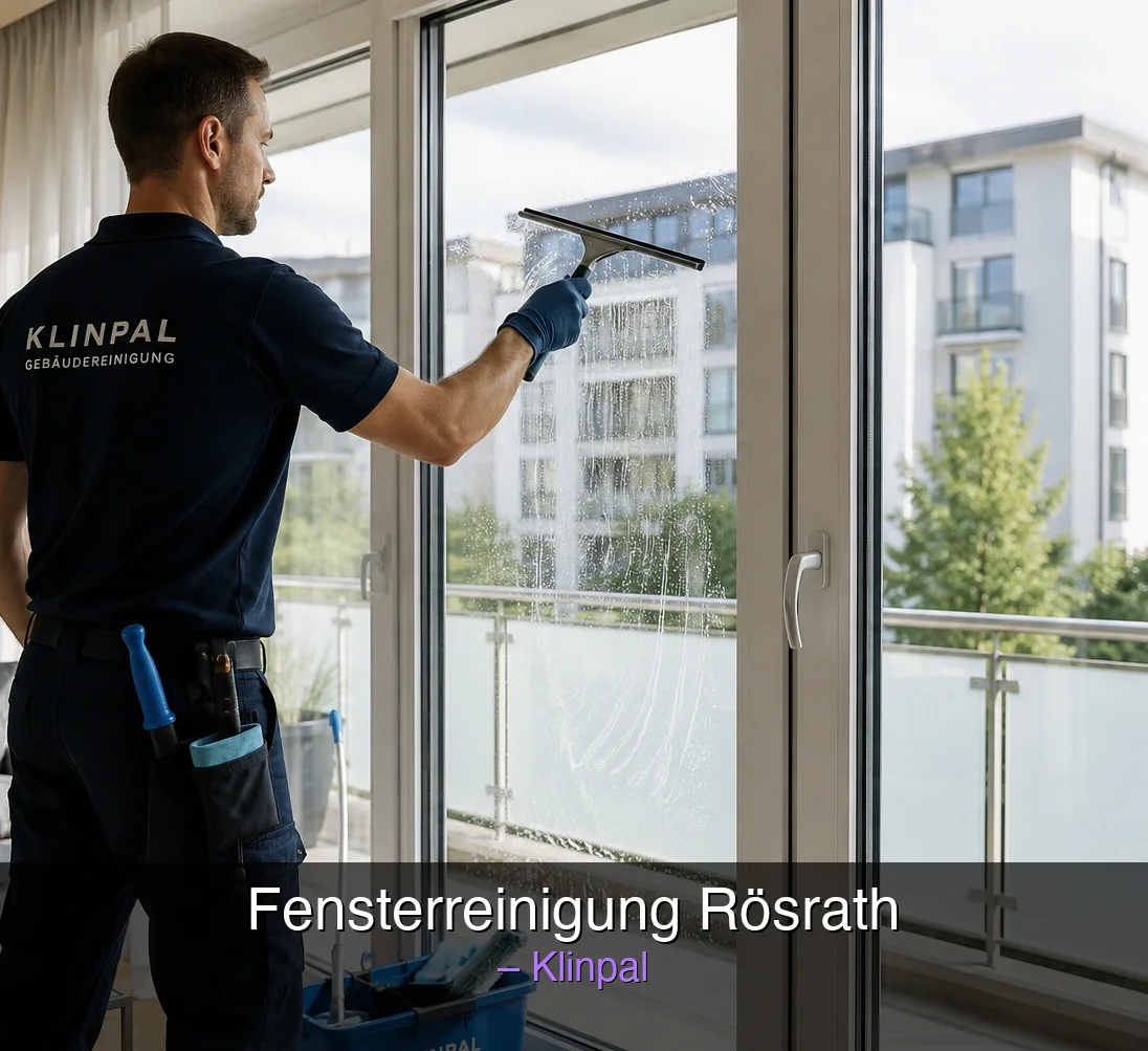 Fensterreinigung Rösrath – Klinpal Fensterputzer vor Ort in Rheinisch-Bergischer Kreis