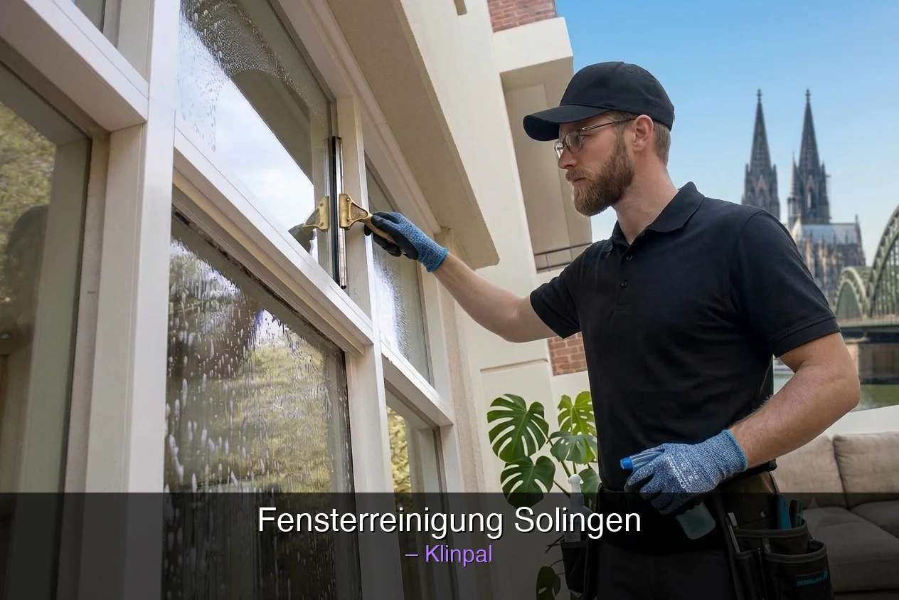 Fensterreinigung Solingen – Klinpal Fensterputzer vor Ort in Solingen